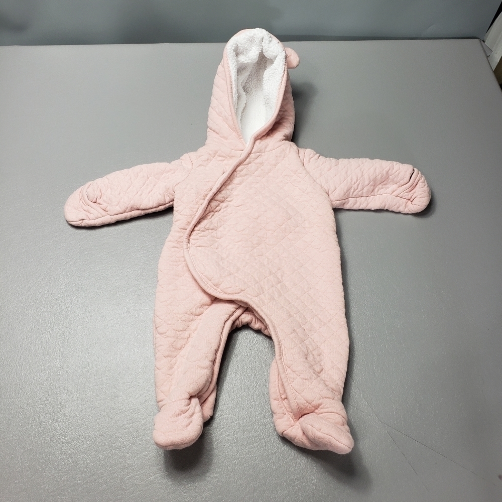 carters baby girls pink winter suit size 3 months